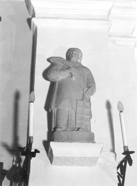 SAN LORENZO (statua) - ambito apuano (sec. XIX)
