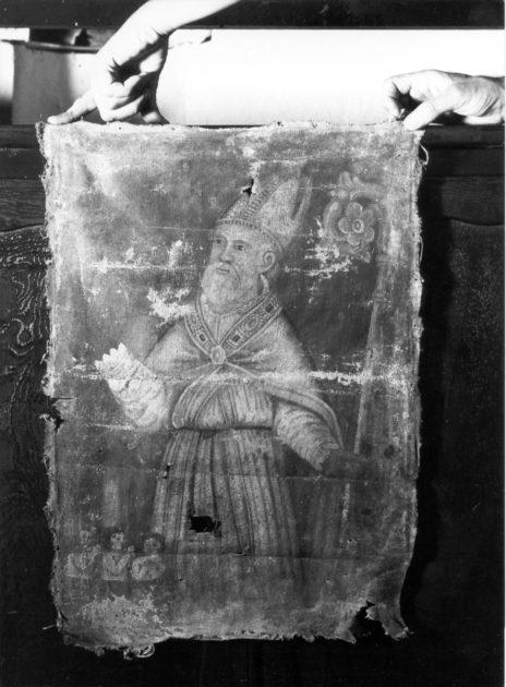 San Nicola di Bari resuscita i tre fanciulli (dipinto) - ambito lucchese (sec. XVIII)