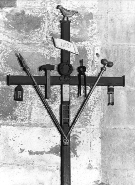 croce penitenziale - bottega lucchese (sec. XIX)