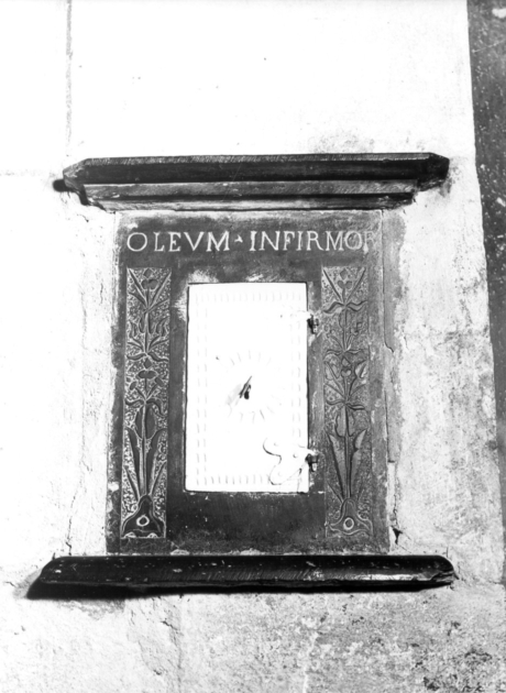 tabernacolo murale - ambito apuano (sec. XVII)