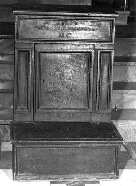 inginocchiatoio - bottega lucchese (sec. XIX)