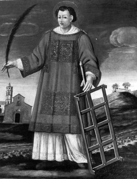 SAN LORENZO (dipinto) - ambito lucchese (sec. XVII)