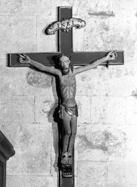 crocifisso di Bertagni Giuseppe (fine/inizio secc. XIX/ XX)