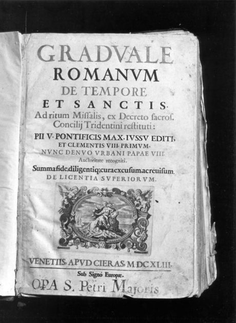 coperta di libro liturgico - ambito veneziano (sec. XVII)