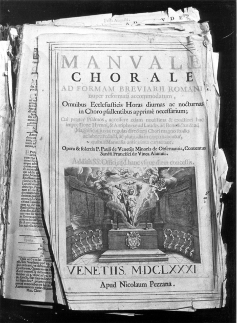 coperta di libro liturgico - ambito veneziano (sec. XVII)