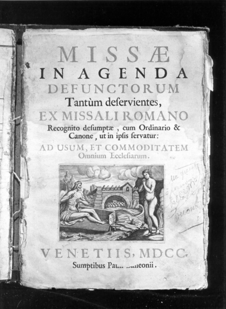 coperta di libro liturgico - ambito veneziano (sec. XVIII)