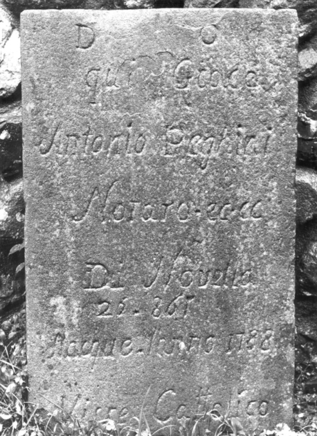 lastra tombale - bottega lucchese (sec. XIX)