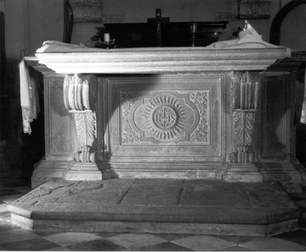 altare maggiore - bottega lucchese (sec. XVIII)