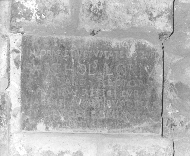 lapide commemorativa - bottega lucchese (sec. XVIII)