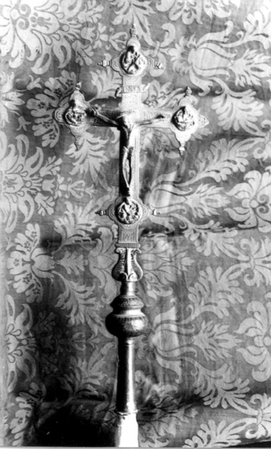 croce processionale - bottega lucchese (metà sec. XV)