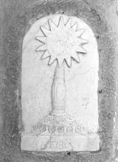 OSTENSORIO (rilievo) - ambito apuano (sec. XVIII)