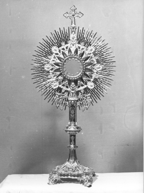 ostensorio - a raggiera - bottega francese (inizio sec. XX)