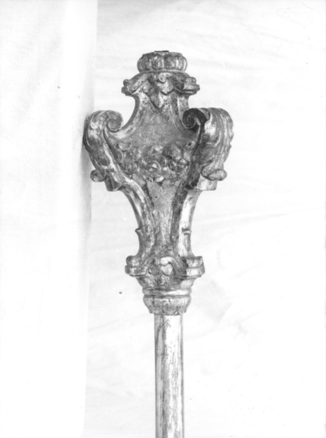 mazza processionale - manifattura lucchese (seconda metà sec. XVIII)