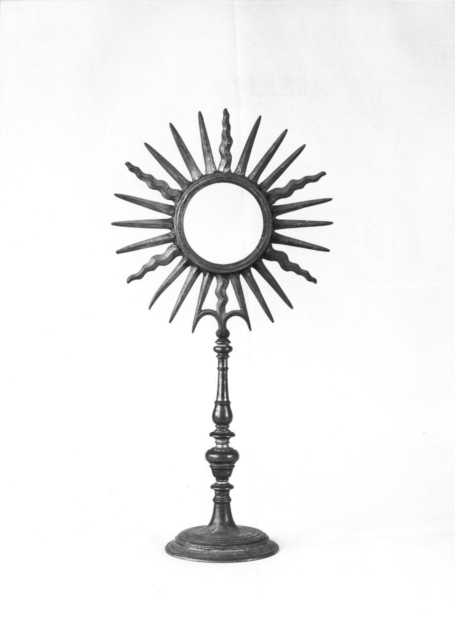 ostensorio - a raggiera - bottega toscana (sec. XVII)
