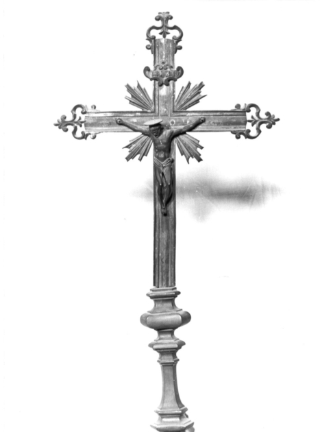 croce processionale - bottega lucchese (ultimo quarto sec. XVII)