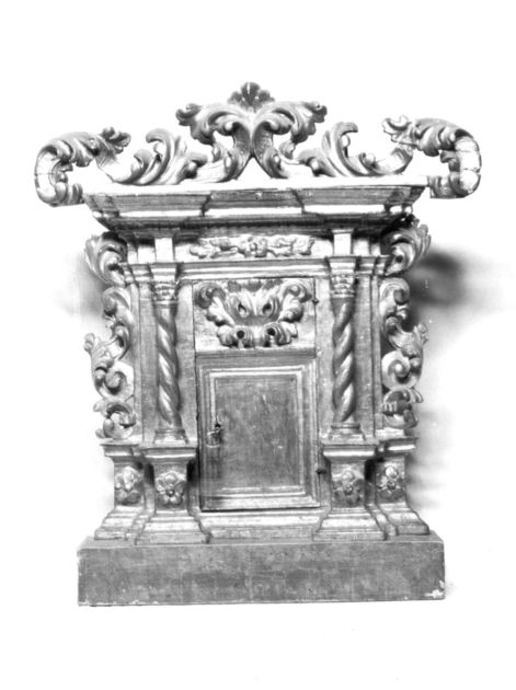 tabernacolo - a tempietto - bottega lucchese (sec. XVII)