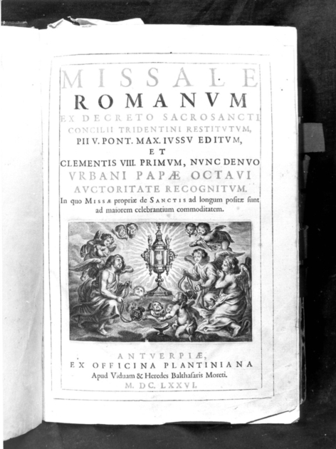 coperta di libro liturgico - ambito di Anversa (sec. XVII)