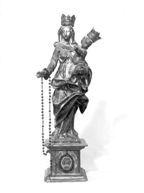 MADONNA DEL ROSARIO (reliquiario - a statua) - bottega lucchese (sec. XVIII)