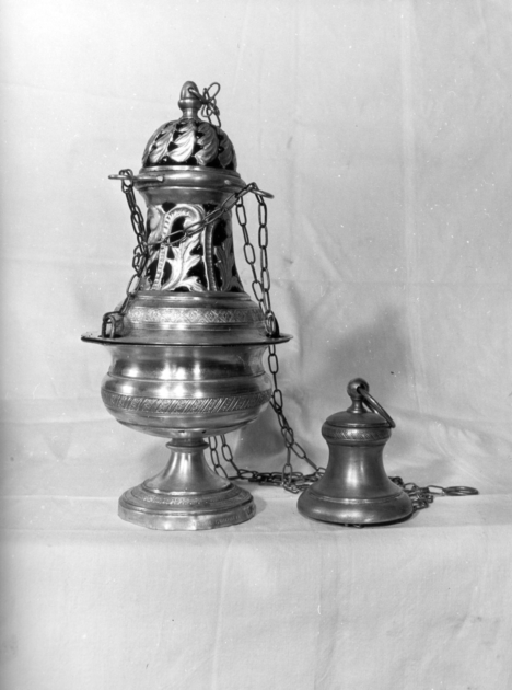 turibolo - a corpo architettonico - bottega italiana (sec. XX)