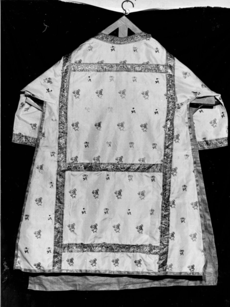 paramento liturgico - in terzo - manifattura italiana (fine sec. XVIII)