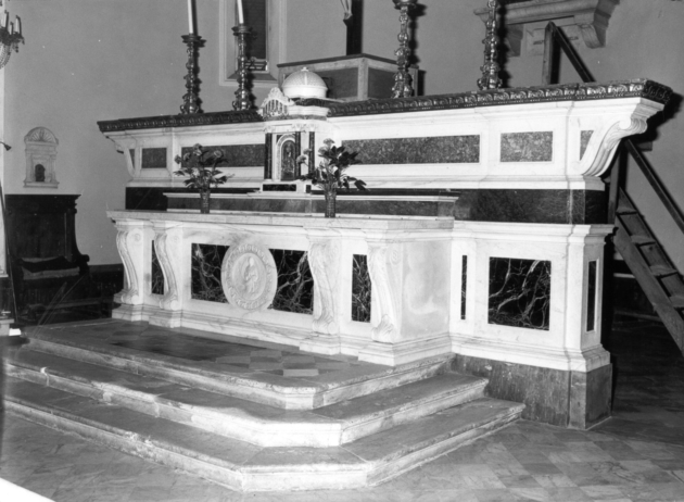 altare maggiore - bottega versiliese (ultimo quarto sec. XIX)