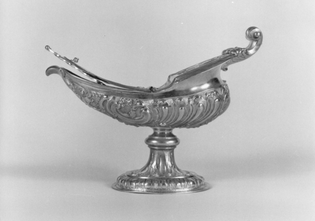 navicella portaincenso - a galeone di Strambi Salvatore (sec. XVIII)