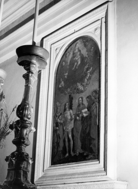 Madonna con Bambino e Santi (dipinto) - ambito dell'Italia centrale (secc. XVI/ XVII)