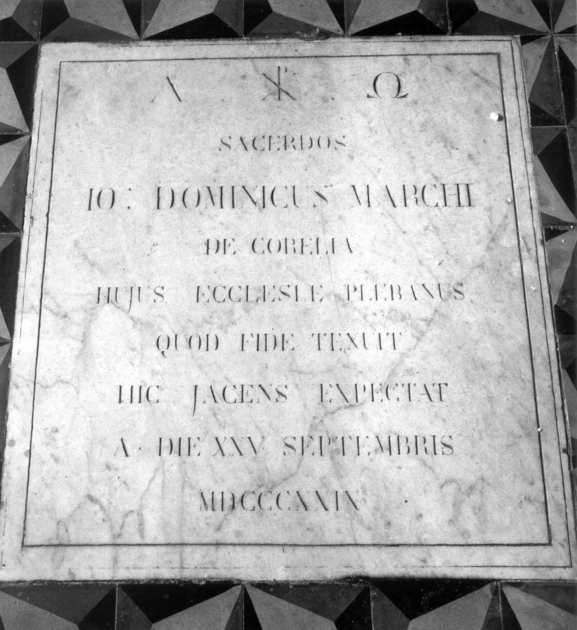 lapide tombale - bottega lucchese (sec. XIX)