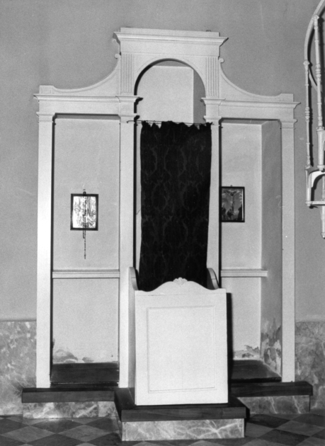 confessionale - bottega lucchese (primo quarto sec. XIX)