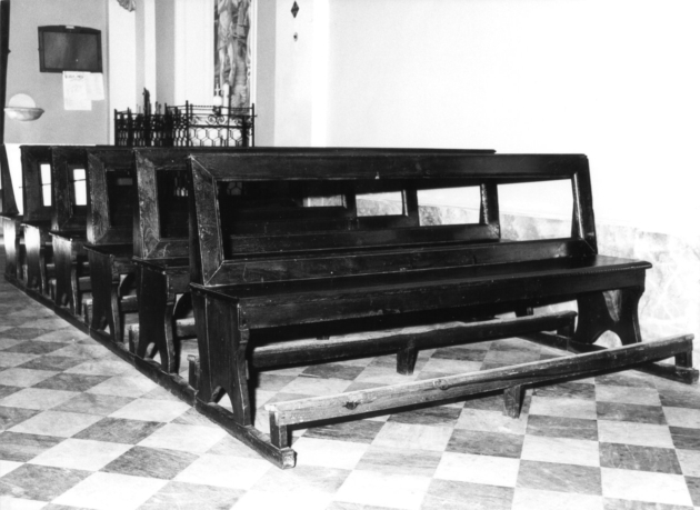 panca, serie - bottega lucchese (primo quarto sec. XX)