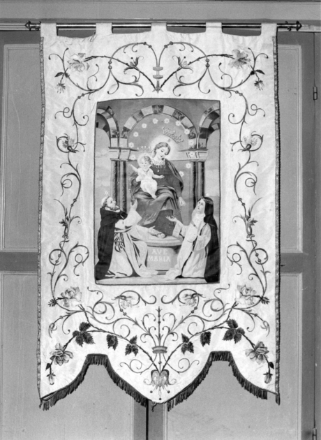 stendardo - manifattura lucchese (seconda metà sec. XIX)