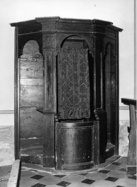 confessionale, serie - bottega lucchese (fine sec. XVIII)