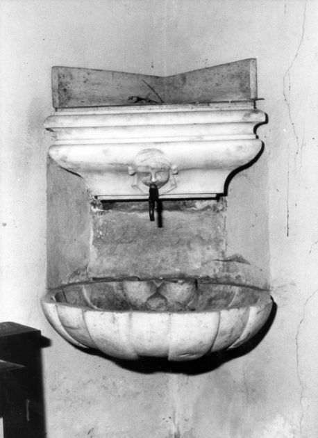 lavabo da sacrestia - bottega lucchese (sec. XVIII)