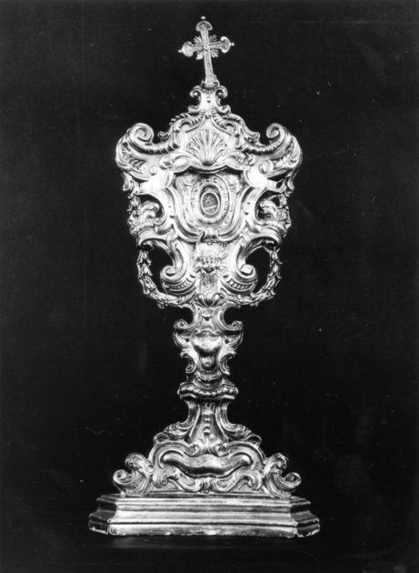 reliquiario - a ostensorio - bottega lucchese (sec. XVIII)