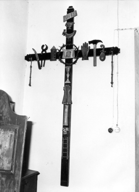 croce penitenziale - bottega lucchese (sec. XVIII)