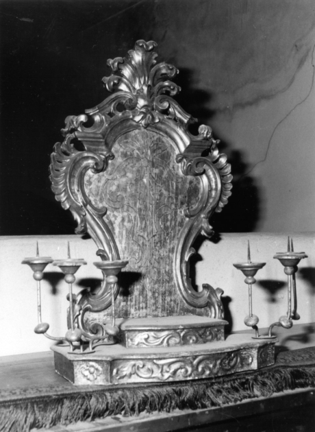 tronetto per esposizione eucaristica - bottega lucchese (prima metà sec. XIX)
