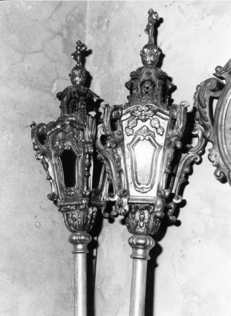 lanterna processionale, serie - bottega lucchese (fine sec. XVIII)