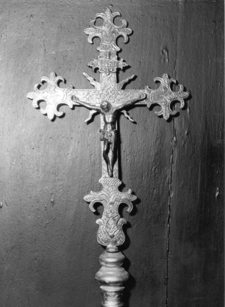 croce processionale - bottega toscana (sec. XVII)