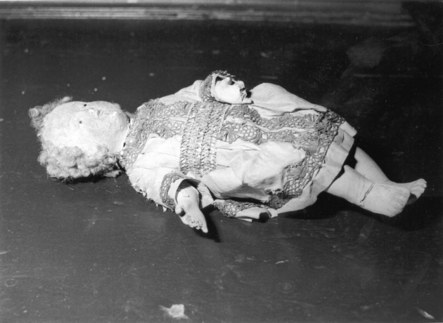 Gesù Bambino (statuetta di presepio) - bottega italiana (sec. XIX)