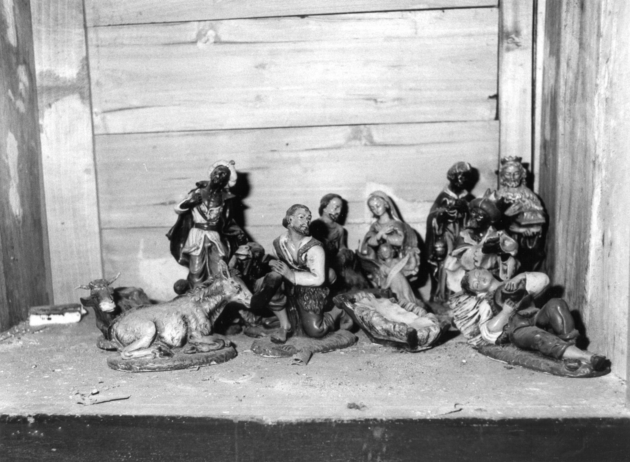 statuetta di presepio, serie - bottega lucchese (sec. XIX)