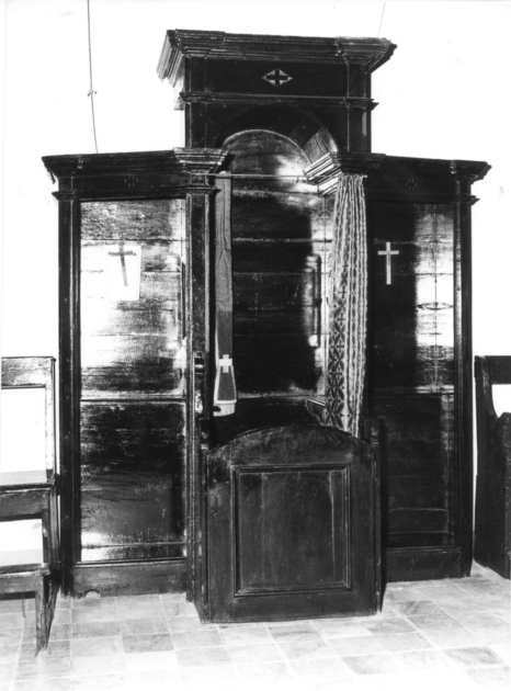 confessionale - bottega lucchese (prima metà sec. XIX)
