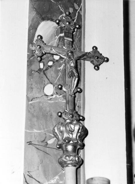 croce processionale - bottega lucchese (sec. XIX)