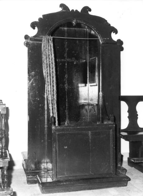 confessionale, serie - bottega lucchese (sec. XVIII)