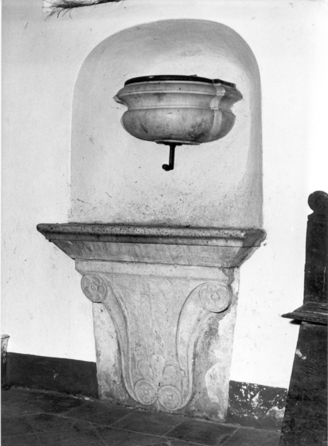 lavabo da sacrestia - bottega toscana (sec. XVIII)