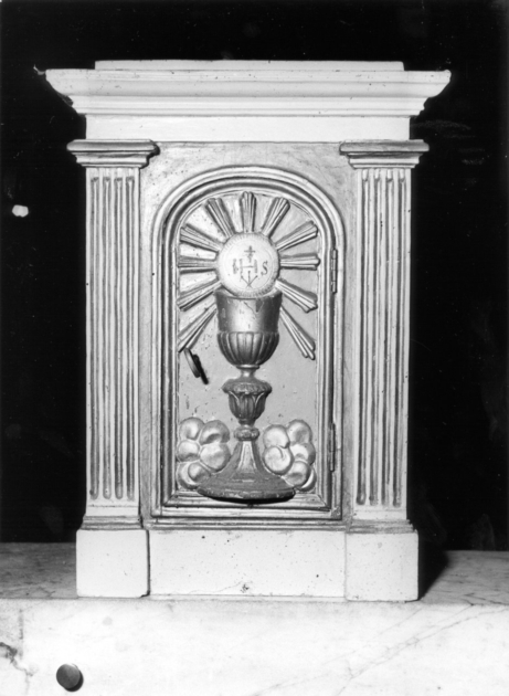 tabernacolo - a frontale architettonico - bottega lucchese (prima metà sec. XIX)