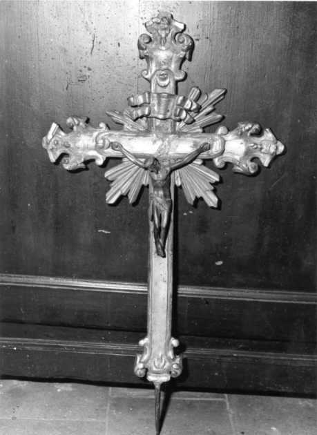 croce processionale - bottega lucchese (sec. XIX)