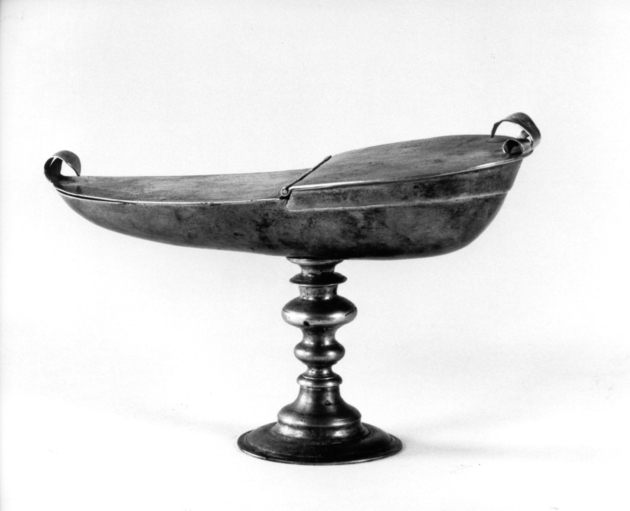 navicella portaincenso - a galeone - bottega lucchese (sec. XVI)