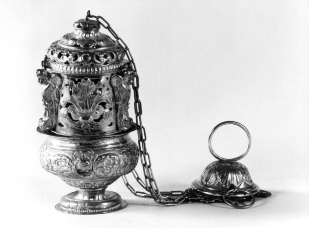 turibolo - a corpo architettonico - bottega lucchese (prima metà sec. XVIII)