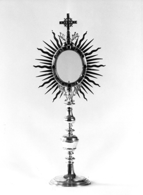ostensorio - a raggiera - bottega toscana (sec. XVII)