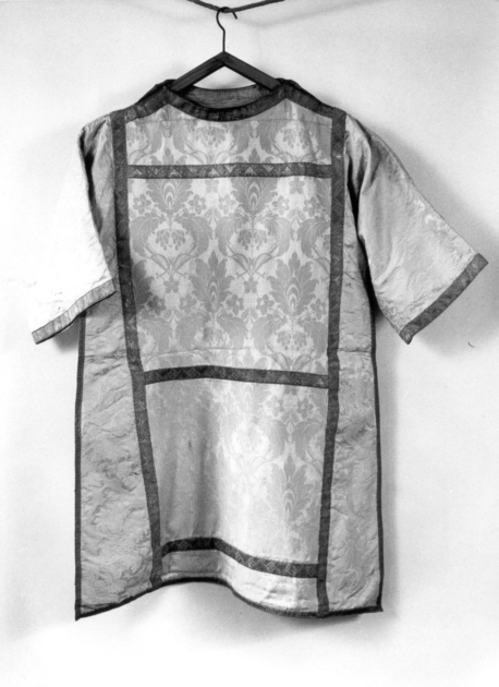 paramento liturgico - in terzo - manifattura italiana (prima metà sec. XIX)